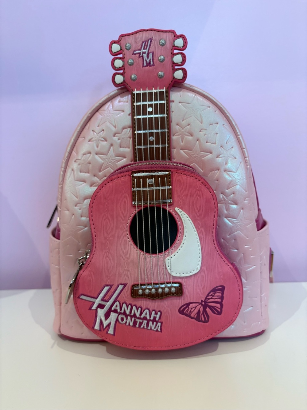 Loungefly Disney Hannah Montana Guitar Mini Backpack BNWT 🎸🎀